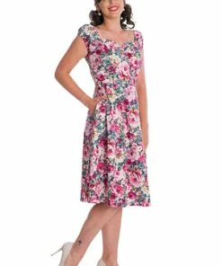 Banned Flower Show Dress 9 Banned Flower Show Dress -ROCKABILLY TOPS Shop 06 30 DR16622 1119 300x