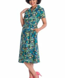 Banned Forest Dress 14 Banned Forest Dress -ROCKABILLY TOPS Shop 06 30 DR16649NAVY 1240 300x