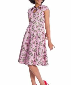 Banned Summer Berry Fit & Flare Dress -ROCKABILLY TOPS Shop 06 30 DR16660 1488 300x