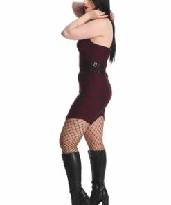 Banned Burn Baby Burn Dress -ROCKABILLY TOPS Shop 1642516739DR16718BURGUNDY3092 300x