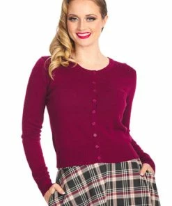 Banned Winter Storm Cardigan -ROCKABILLY TOPS Shop 1642521511CA21130BUR0496 300x