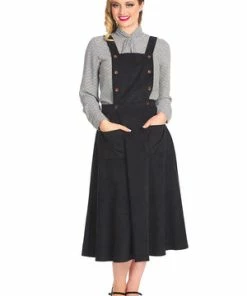 Banned Mary Jane Pinafore Dress -ROCKABILLY TOPS Shop 1642522742DR16713 20BLK0637 300x