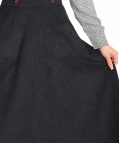 Banned Mary Jane Pinafore Dress -ROCKABILLY TOPS Shop 1642522742DR16713 20BLK0640 300x