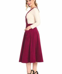 Banned Mary Jane Pinafore Dress -ROCKABILLY TOPS Shop 1642522775DR16713 20BUR0682 300x