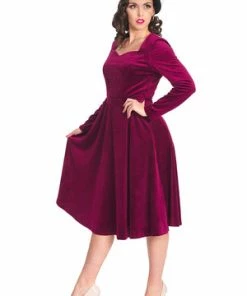 Banned A Royal Evening Swing Dress 13 Banned A Royal Evening Swing Dress -ROCKABILLY TOPS Shop 1642523589DR16734 20BUR0945 300x