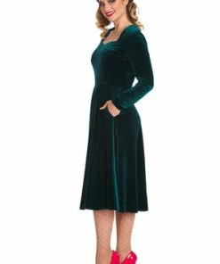 Banned A Royal Evening Swing Dress 18 Banned A Royal Evening Swing Dress -ROCKABILLY TOPS Shop 1642523604DR16734 20GREEN1134 300x