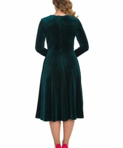 Banned A Royal Evening Swing Dress 16 Banned A Royal Evening Swing Dress -ROCKABILLY TOPS Shop 1642523604DR16734 20GREEN1135 300x