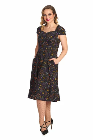 Banned All Hallows Cat Fit & Flare Dress 5 Banned All Hallows Cat Fit & Flare Dress - Image 3
