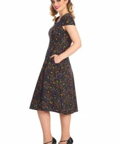Banned All Hallows Cat Fit & Flare Dress 9 Banned All Hallows Cat Fit & Flare Dress -ROCKABILLY TOPS Shop 1642524906DR167611494 300x