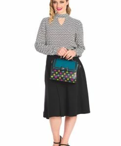 Banned Queen Of Hearts Top -ROCKABILLY TOPS Shop 1642528758TP10470 20WHITE0476 300x