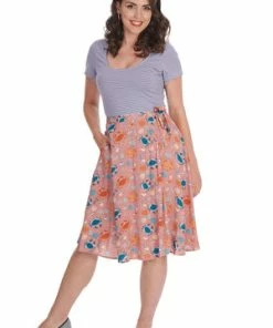 Banned Summer Stripe Top -ROCKABILLY TOPS Shop 1659341029TP10548BLUE 20SK25436PINK12356 300x