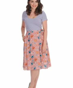 Banned Summer Stripe Top -ROCKABILLY TOPS Shop 1659341029TP10548BLUE 20SK25436PINK12357 300x