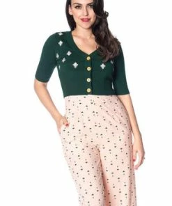 Banned 20s Deco Cardigan -ROCKABILLY TOPS Shop 20s deco cardigan banned 3 300x