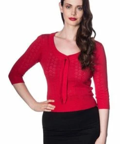 Banned 50s Pointelle Top 13 Banned 50s Pointelle Top -ROCKABILLY TOPS Shop 50s pointelle top banned 3 300x