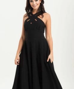 Voodoo Vixen Ava Cross Neck Circle Dress