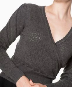 Banned Basic Instinct Long Sleeve Top -ROCKABILLY TOPS Shop Basic Instinct Long Sleeve Top Banned 24 300x