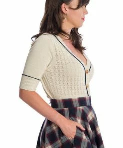 Banned Boat Club Cardigan -ROCKABILLY TOPS Shop Boat Club Cardigan Banned 3 300x