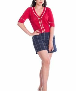 Banned Boat Club Cardigan -ROCKABILLY TOPS Shop Boat Club Cardigan Banned 8 300x