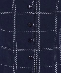 Banned Chill Checks Blouse -ROCKABILLY TOPS Shop Chill Checks Blouse Banned 3 300x