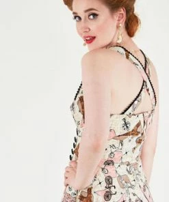 Voodoo Vixen Claudine Parisian Summer Dress 8 Voodoo Vixen Claudine Parisian Summer Dress -ROCKABILLY TOPS Shop Claudine Parisian Summer Dress Voodoo Vixen 2 300x