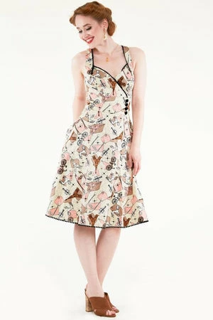 Voodoo Vixen Claudine Parisian Summer Dress 5 Voodoo Vixen Claudine Parisian Summer Dress - Image 3