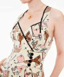 Voodoo Vixen Claudine Parisian Summer Dress 11 Voodoo Vixen Claudine Parisian Summer Dress -ROCKABILLY TOPS Shop Claudine Parisian Summer Dress Voodoo Vixen 5 300x