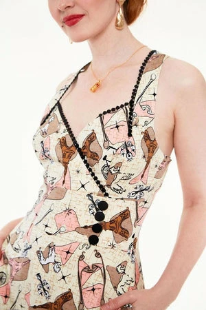 Voodoo Vixen Claudine Parisian Summer Dress 7 Voodoo Vixen Claudine Parisian Summer Dress - Image 5