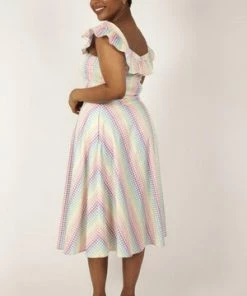 Voodoo Vixen Courtney Gingham Cropped Top -ROCKABILLY TOPS Shop Courtney Gingham Cropped Top Voodoo Vixen 5 300x