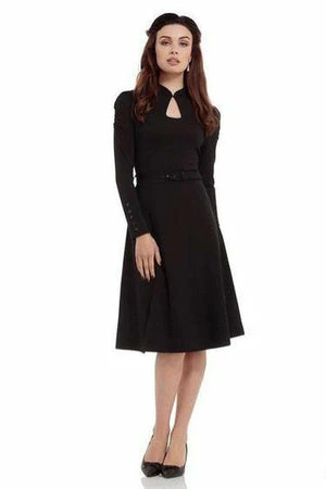 Voodoo Vixen Dita 50s Flared Dress With Cut-Out 10 Voodoo Vixen Dita 50s Flared Dress With Cut-Out - Image 8