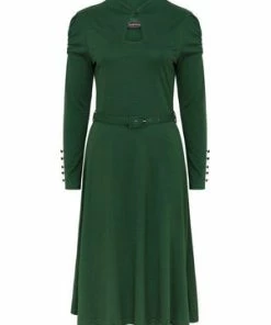 Voodoo Vixen Dita 50s Flared Dress With Cut-Out 31 Voodoo Vixen Dita 50s Flared Dress With Cut-Out -ROCKABILLY TOPS Shop Dita 50s Flared Dress With Cut Out Voodoo Vixen 9 300x