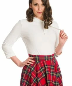 Banned Dolly Glam Top 21 Banned Dolly Glam Top -ROCKABILLY TOPS Shop Dolly Glam Top Banned 4 300x