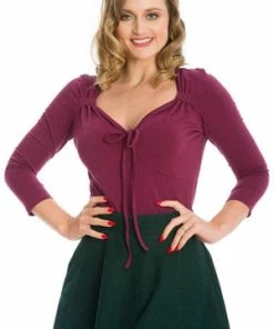 Banned Dream Big Jersey Top -ROCKABILLY TOPS Shop Dream Big Jersey Top Banned 3 300x