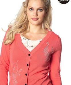 Banned Elaborate Peacock Cardigan -ROCKABILLY TOPS Shop Elaborate Peacock Cardigan Banned 6 300x