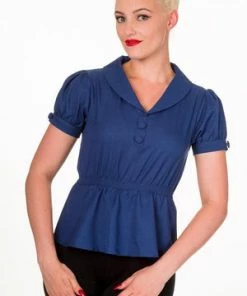 Banned Endora Blouse -ROCKABILLY TOPS Shop Endora Blouse Banned 5 300x