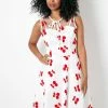 Voodoo Vixen Fanny Ann Cherry Embroidery Dress -ROCKABILLY TOPS Shop Fanny Ann Cherry Embroidery Dress Voodoo Vixen 300x