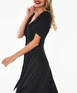 Voodoo Vixen Felicity Fuller Sleeve Flare Dress 9 Voodoo Vixen Felicity Fuller Sleeve Flare Dress -ROCKABILLY TOPS Shop Felicity Fuller Sleeve Flare Dress Voodoo Vixen 3 300x