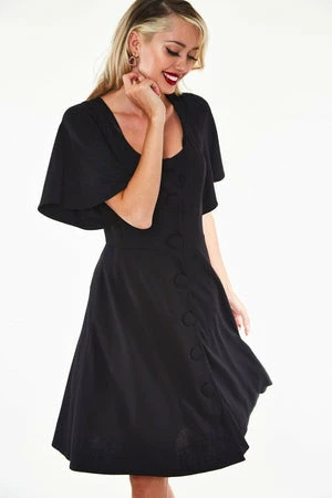 Voodoo Vixen Felicity Fuller Sleeve Flare Dress 6 Voodoo Vixen Felicity Fuller Sleeve Flare Dress - Image 4