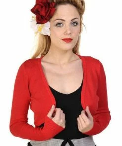Banned Flickers Bolero -ROCKABILLY TOPS Shop Flickers Bolero Banned 12 300x