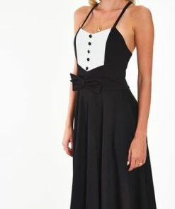 Voodoo Vixen Hessy Knit Flare Dress 9 Voodoo Vixen Hessy Knit Flare Dress -ROCKABILLY TOPS Shop Hessy Knit Flare Dress Voodoo Vixen 3 300x