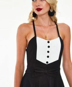 Voodoo Vixen Hessy Knit Flare Dress 10 Voodoo Vixen Hessy Knit Flare Dress -ROCKABILLY TOPS Shop Hessy Knit Flare Dress Voodoo Vixen 4 300x