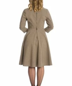 Banned Lady Check Swing Dress -ROCKABILLY TOPS Shop Lady Check Swing Dress Banned 2 300x
