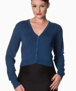 Banned Little Luxury Cropped Cardigan -ROCKABILLY TOPS Shop Little Luxury Cropped Cardigan Banned 16 300x