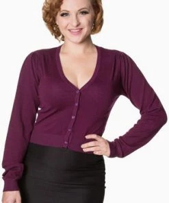 Banned Little Luxury Cropped Cardigan