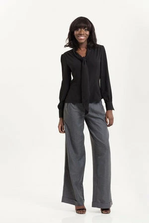 Voodoo Vixen Madeline 40s Black Blouse 7 Voodoo Vixen Madeline 40s Black Blouse - Image 5