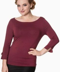 Banned Modern Love Top -ROCKABILLY TOPS Shop Modern Love Top Banned 5 300x