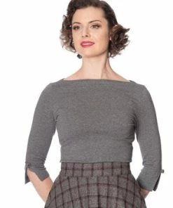 Banned Oonagh Basic Top -ROCKABILLY TOPS Shop Oonagh Basic Top Banned 40 300x
