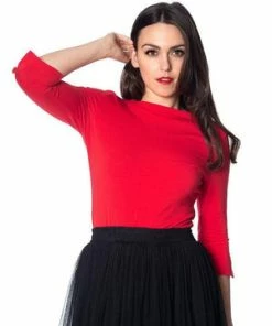 Banned Oonagh Basic Top -ROCKABILLY TOPS Shop Oonagh Basic Top Banned 43 300x