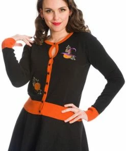 Banned Pumpkin Spice & All Things Nice Cardigan -ROCKABILLY TOPS Shop Pumpkin Spice All Things Nice Cardigan Banned 4 300x