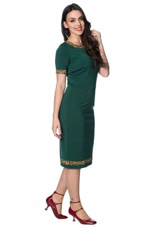 Banned Rock N Roll Leopard Wiggle Dress 5 Banned Rock N Roll Leopard Wiggle Dress - Image 3