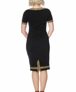 Banned Rock N Roll Leopard Wiggle Dress 16 Banned Rock N Roll Leopard Wiggle Dress -ROCKABILLY TOPS Shop Rock N Roll Leopard Wiggle Dress Banned 6 300x